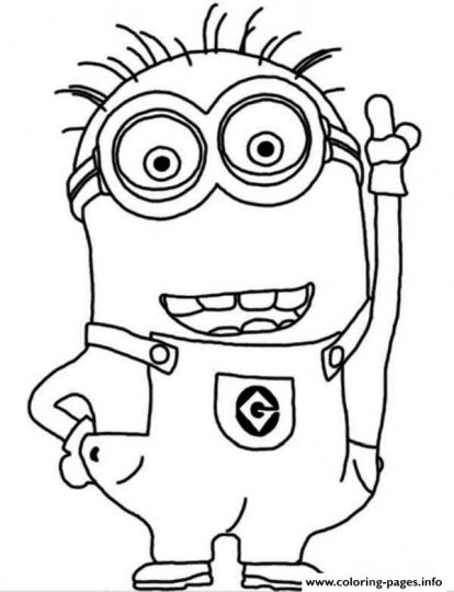 Minion Christmas Coloring Pages - Part 3